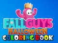 Гульня Fall Guys Книга для раскрашивания Хэллоуина онлайн