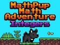 Гульня Математична Прыгода MathPup: Цэлыя ліку онлайн