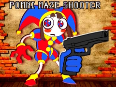 Гульня Pomni Maze Shooter онлайн