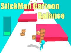 Гульня Баланс Мультыплікацыі StickMan онлайн