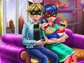 Гульня Шэраванка дзяўчынка: Сямейны дзень онлайн Гульня Шэраванка дзяўчынка: Сямейны дзень онлайн