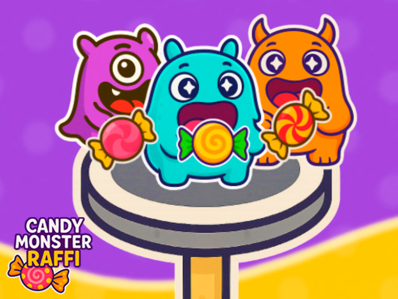 Гульня Raffi Candy Monster онлайн
