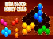Гульня Hexa Blocks: мёдныя клеткі онлайн