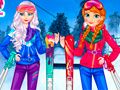 Гульня Прынцэсы на лыжах онлайн