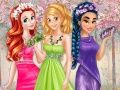 Гульня Калоры вясновых прынцэсных сукенак онлайн