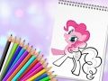Гульня Маленькая книга раскрасок пони онлайн