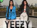 Гульня Мода сясцёр Yeezy онлайн