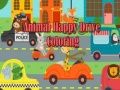 Гульня Шчаслівая кіроўка жывёл малаванне онлайн