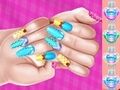 Гульня DIY Ногцева мастацтва на тэму прынцэсы Эльзы онлайн