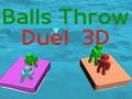 Гульня Дуэль кидання мячоў 3D онлайн