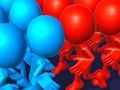 Гульня Мастера Лічбы: Конфлікт Толкателя 3D онлайн