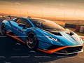 Гульня Пазл Lamborghini Huracan STO онлайн