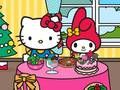 Гульня Різдвяная вячэра з Hello Kitty і сябрамі онлайн