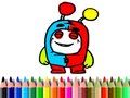 Гульня Вяртанне ў школу: Кніга для каляровага OddBods онлайн