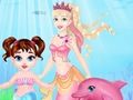 Гульня Малышка Тейлор Ратуе Каралеўства Русалак онлайн