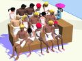 Гульня Бег у Сауне онлайн