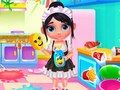 Гульня Cleaning Candy House онлайн