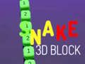 Гульня Змія 3D Блок онлайн
