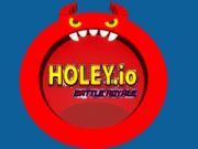 Гульня Holey.io баявая royale онлайн