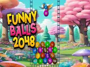 Гульня Смешныя шары 2048 г. онлайн