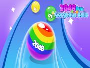 Гульня 2048 Запусціце цудоўныя шарыкі онлайн