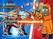 Гульня Robot Terminator T-rex онлайн