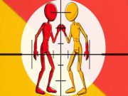 Гульня Стыкман: каляровая вайна онлайн