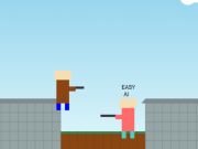 Гульня Snipers Minecraft на даху онлайн