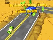 Гульня Brainrrot Tung Tung Sahur Drift онлайн