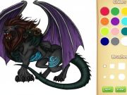 Гульня Афарбоўка кнігі: Dragon Himmer онлайн