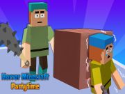 Гульня Minecraft: Страшная вечарынка онлайн