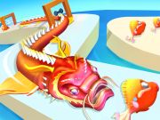 Гульня Эвалюцыя рыбы 3D онлайн