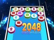Гульня Касмічная місія 2048 г. онлайн