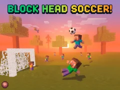 Гульня Blocky Heads: Футбол онлайн