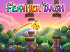 Гульня Feather Dash онлайн