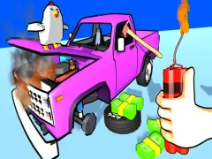 Гульня Разбіце машыну на кавалкі! онлайн