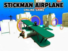 Гульня Самалёт Stickman онлайн