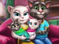 Гульня Дзень сям'і блізнят Анджэлы онлайн