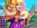 Гульня Аўдры ўсынаўляе шчаня онлайн