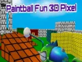 Гульня Забава Пейнтбол 3D Піксель онлайн