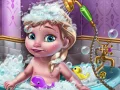 Гульня Забавнае святкаванне для дзіцяці Караліцы Льда онлайн