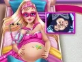 Гульня Супергерояка У цяжарнасці Аварыйная дапамога онлайн