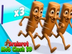 Гульня Італьянскі Brainrot: Mob Clash 3D онлайн