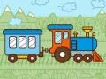 Гульня Цягнікі Для Дзесяцця Расфарбоўка онлайн