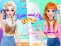Гульня Ання і Эліза DIY Вышыўка Сукенак онлайн