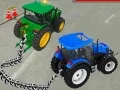 Гульня Симулятар буксiроўкi трактароў на ланцугу онлайн