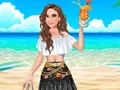 Гульня Летняя пляжная дзяўчына онлайн