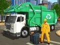 Гульня Сімулятар трактары па ўборцы горада 3D онлайн