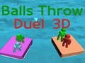 Гульня Дуэль кидання мячоў 3D онлайн
