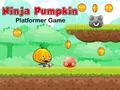 Гульня Ніндзя-гарбузавы платформер онлайн